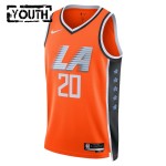 Los Angeles Clippers Trikot John Collins Nike 2025-26 City Edition Orange Swingman - Kinder